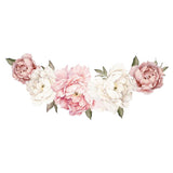 Maxbell Peony Flowers Wall Sticker Waterproof PVC