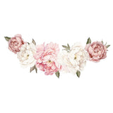Maxbell Peony Flowers Wall Sticker Waterproof PVC