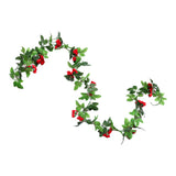 Maxbell Simulation Flower Vine Silk Flower Garland Wedding Decoration Red