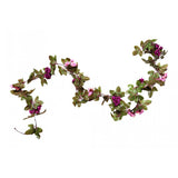 Maxbell Simulation Flower Vine Silk Flower Garland Wedding Decor Pink Purple