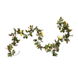Maxbell Simulation Flower Vine Silk Flower Garland Wedding Decor Yellow White