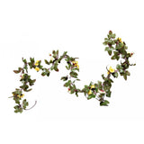 Maxbell Simulation Flower Vine Silk Flower Garland Wedding Decor Yellow White