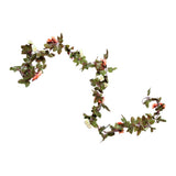 Maxbell Simulation Flower Vine Silk Flower Garland Wedding Decor Champagne White