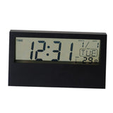 Maxbell Bedside Alarm Clock Digital Clock  For Home Bedroom Office Decoration Black