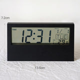 Maxbell Bedside Alarm Clock Digital Clock  For Home Bedroom Office Decoration Black