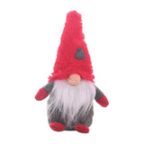 Maxbell Cute Man Statue Decor Ornament Xmas Figures For Home Office Shop Decor Red