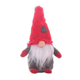Maxbell Cute Man Statue Decor Ornament Xmas Figures For Home Office Shop Decor Red