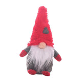 Maxbell Cute Man Statue Decor Ornament Xmas Figures For Home Office Shop Decor Red