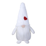 Maxbell Cute Man Statue Decor Ornament Xmas Figures For Home Office Shop Decor White