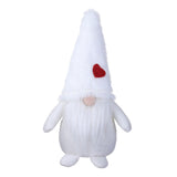 Maxbell Cute Man Statue Decor Ornament Xmas Figures For Home Office Shop Decor White
