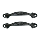 2pcs Alloy Cabinet Door Pulls Handles Home Furniture Door Hardware A_Black