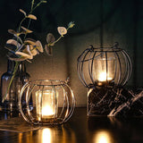 Maxbell Maxbell Iron Candle Candlestick Home Candlelight Dinner Display Props Type C Golden