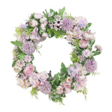 Artificial Peony Garland Hanging Wreath Flower Door Wall Decor 5 Pieces