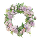 Artificial Peony Garland Hanging Wreath Flower Door Wall Decor 5 Pieces
