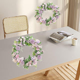 Artificial Peony Garland Hanging Wreath Flower Door Wall Decor 5 Pieces