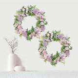 Artificial Peony Garland Hanging Wreath Flower Door Wall Decor 5 Pieces