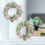 Artificial Peony Garland Hanging Wreath Flower Door Wall Decor 5 Pieces