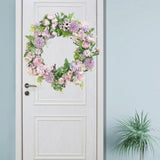 Artificial Peony Garland Hanging Wreath Flower Door Wall Decor 5 Pieces