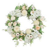 Artificial Peony Garland Hanging Wreath Flower Door Wall Decor 5 Pieces