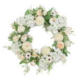Artificial Peony Garland Hanging Wreath Flower Door Wall Decor 5 Pieces