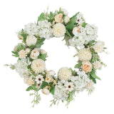 Artificial Peony Garland Hanging Wreath Flower Door Wall Decor 5 Pieces