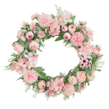 Artificial Peony Garland Hanging Wreath Flower Door Wall Decor 5 Pieces