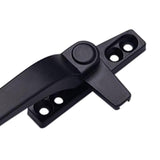 Maxbell 2Pair Window Handles Left/ Hand Zinc Alloy Window Hardware Door Handle Black