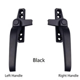 Maxbell 2Pair Window Handles Left/ Hand Zinc Alloy Window Hardware Door Handle Black