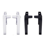 Maxbell 2Pair Window Handles Left/ Hand Zinc Alloy Window Hardware Door Handle Black