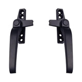 Maxbell 2Pair Window Handles Left/ Hand Zinc Alloy Window Hardware Door Handle Black