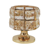 Maxbell 2xCrystal Tea Light Candle Holder Wedding Table Centerpiece Dinner 8x9CM