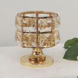 Maxbell 2xCrystal Tea Light Candle Holder Wedding Table Centerpiece Dinner 8x9CM