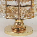 Maxbell 2xCrystal Tea Light Candle Holder Wedding Table Centerpiece Dinner 8x9CM