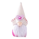 Maxbell Maxbell Valentine's Day Christmas Santa Gnomes Plush Tomte Doll Home Gift White