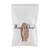 Maxbell 2pcs Ceramic Vase Stem Bunch Holder Flower Arrangement Planter Golden