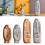 Maxbell 2pcs Ceramic Vase Stem Bunch Holder Flower Arrangement Planter Golden
