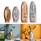 Maxbell 2pcs Ceramic Vase Stem Bunch Holder Flower Arrangement Planter Golden