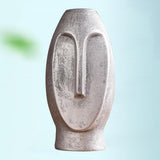 Maxbell 2pcs Ceramic Vase Stem Bunch Holder Flower Arrangement Planter Golden