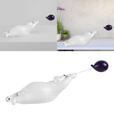 Maxbell 2x Resin Balloon Polar Bears Figurines Ornament Sculptures Gifts