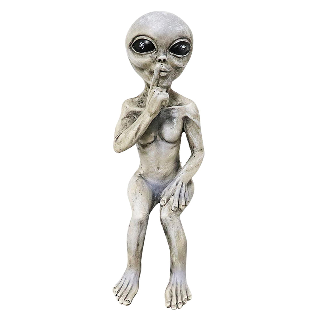Maxbell Maxbell Alien Statue Outer Space Martians Figurine Sculpture Ornaments Craft Female