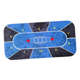 3xPoker Table Layout Standard Portable Tabletop Mat Roll-up Casino Gaming Mat