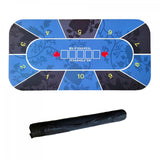 3xPoker Table Layout Standard Portable Tabletop Mat Roll-up Casino Gaming Mat