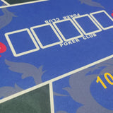 3xPoker Table Layout Standard Portable Tabletop Mat Roll-up Casino Gaming Mat