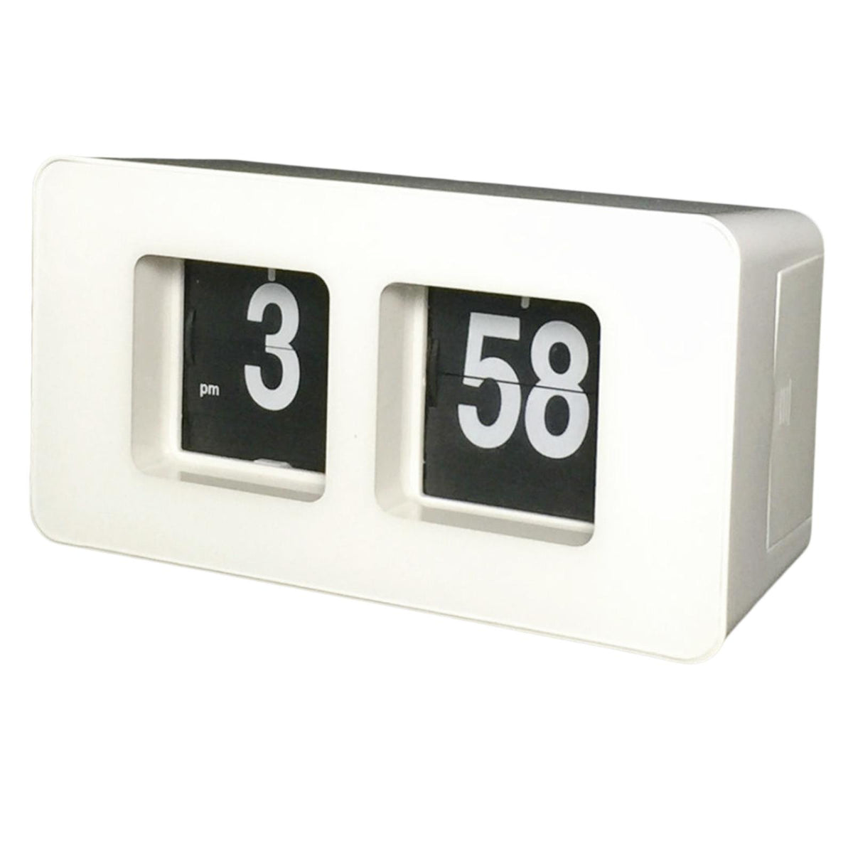 Maxbell Maxbell Flip Down Clock Desk Auto Digital Wall Clocks Non Ticking Silent Sweep Black