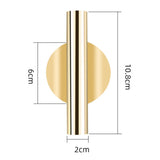 Maxbell 4xHome Wall Hanging Plant Flower Vase Planter Holder Container Gold