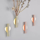 Maxbell 4xHome Wall Hanging Plant Flower Vase Planter Holder Container Gold