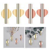 Maxbell 4xHome Wall Hanging Plant Flower Vase Planter Holder Container Gold