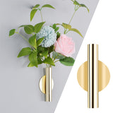 Maxbell 4xHome Wall Hanging Plant Flower Vase Planter Holder Container Gold