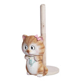 Maxbell Toilet Paper Roll Holder Tissue Stand Office Kitchen Decor Cat