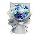 Maxbell 3 Set Carnation Soap Bouquet Flower Decor Gift for Mother Valentine's Day